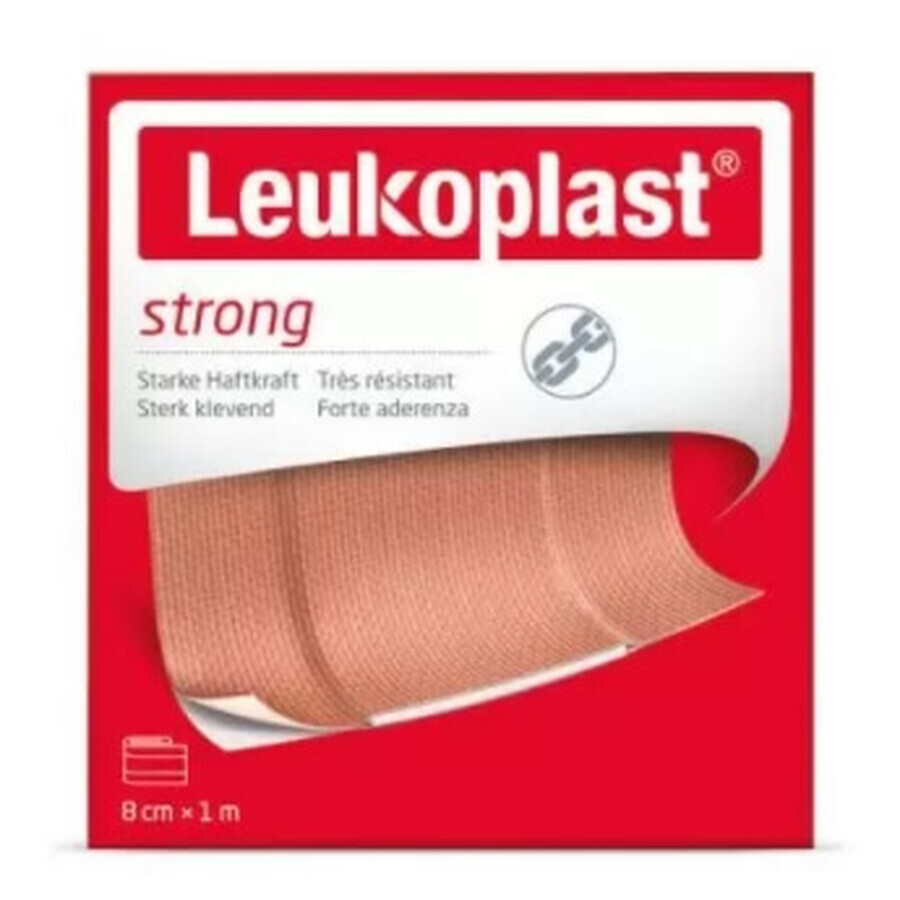 Leukoplast, Gips Sterk 8cm x 1m, 1 stuk - Lange termijn!