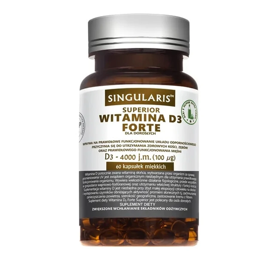 Singularis Superieure Vitamine D3 Forte 4000IU 60 capsules