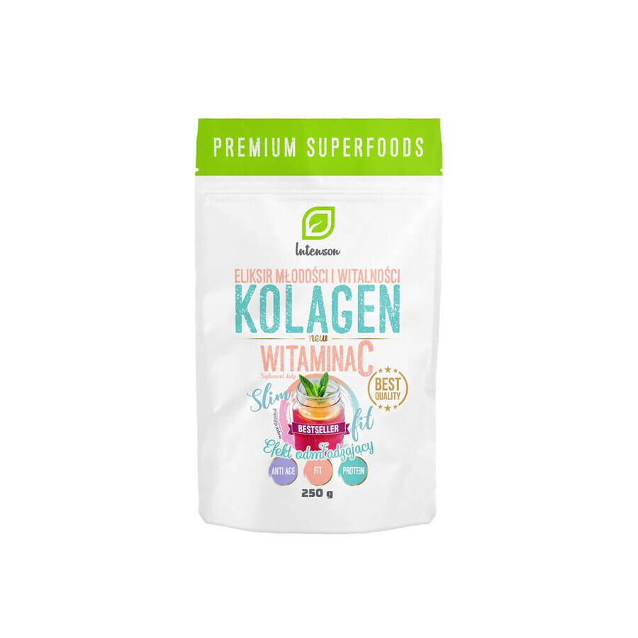 Intenson Kollagen + Vitamin C Kollagen + Vitamin C, 250g