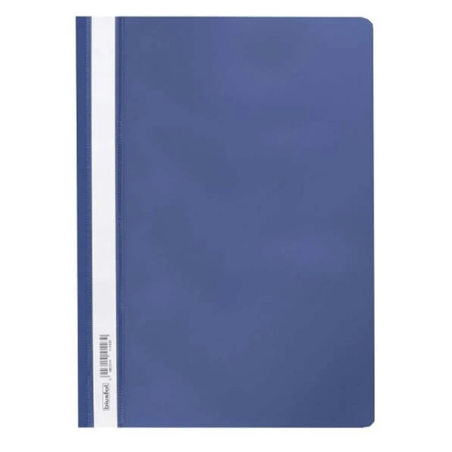 Biurfol, A4 plastic folder, navy blue