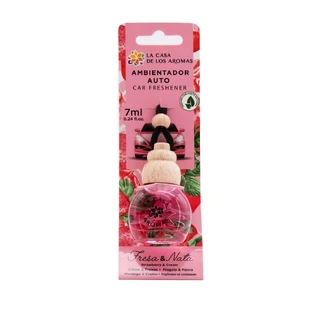 La Casa de los Aromas Car Freshener Odświeżacz do samochodu Truskawka, 7ml