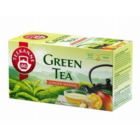 Teekanne, Gember-Mango Groene Thee, 20 zakjes