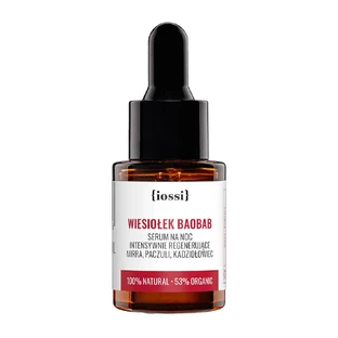 Iossi Wiesioek amp ; Baobab Sérum de nuit régénérant intensif, 10ml
