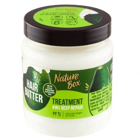 Nature Box Regenerating hair mask with 4 in 1 hair butter and avocado oil, 300 ml