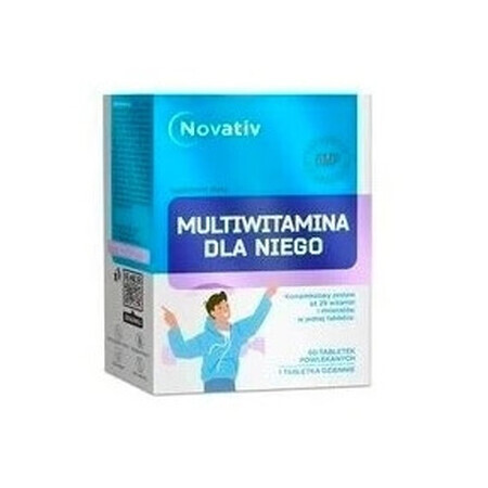 Novativ Multivitamine voor hem, 60 tabletten