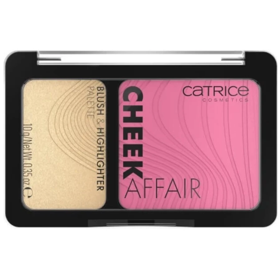Catrice Cheek Affair 010 Paleta de colorete e iluminador Love At First Swipe 010 Love At First Swipe, 10 g