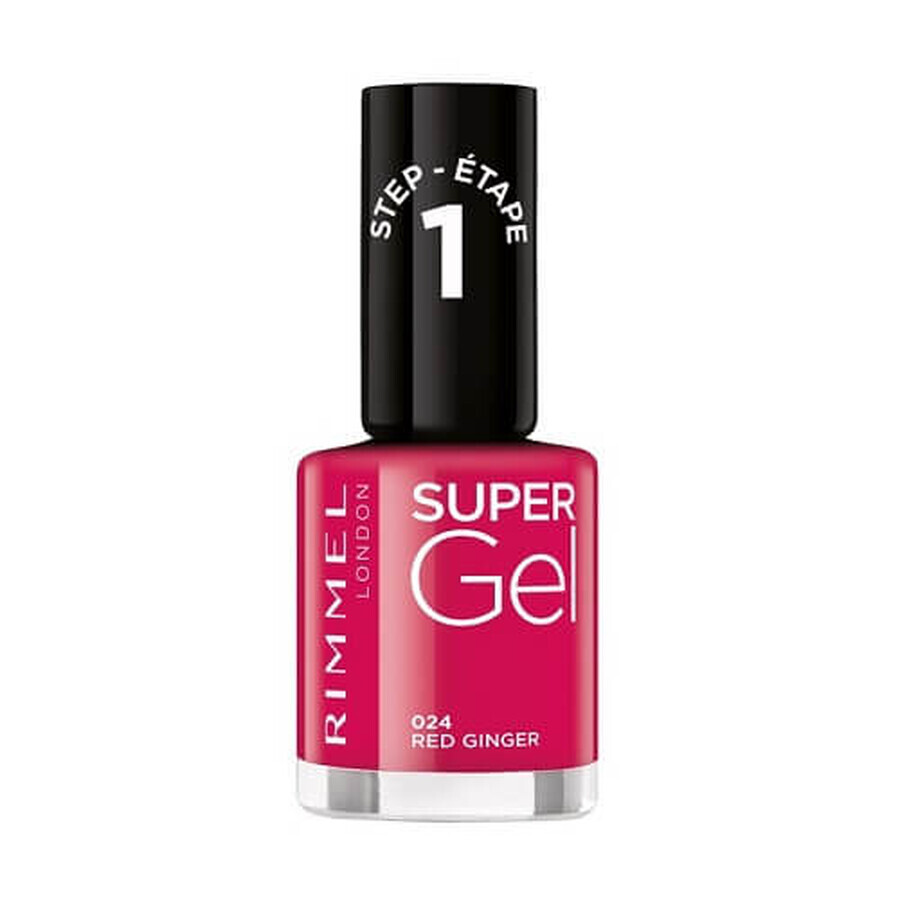 Rimmel Super Gel Nagellak 024 Rood Gember, 12ml