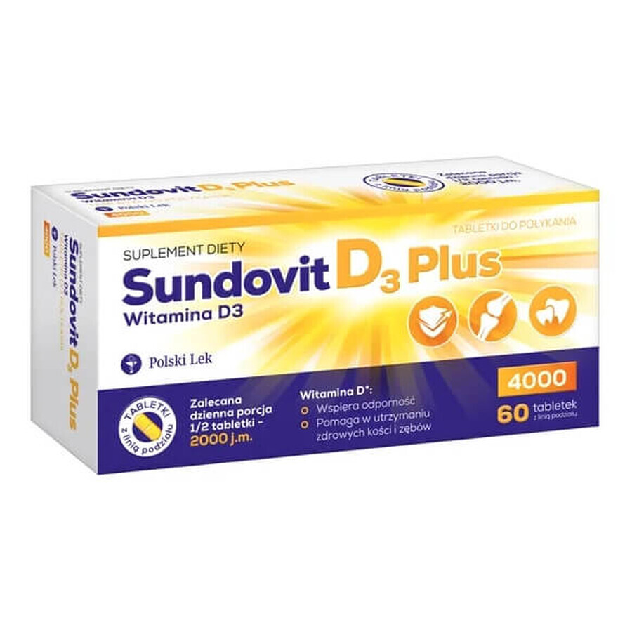 Sundovit D3 Plus, 60 tabletten