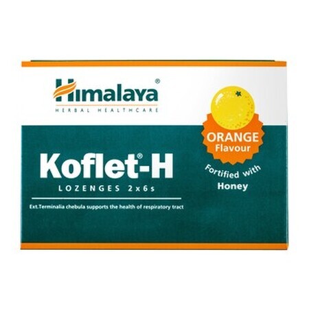 Himalaya Koflet-H lemon flavor 12 pills