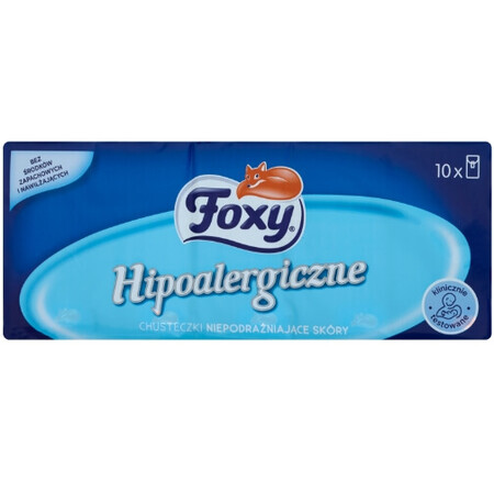 Foxy, hypoallergene doekjes, 10 stuks