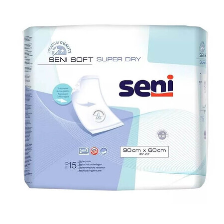 Seni Soft Super Dry onderleggers 90 x 60 15 stuks