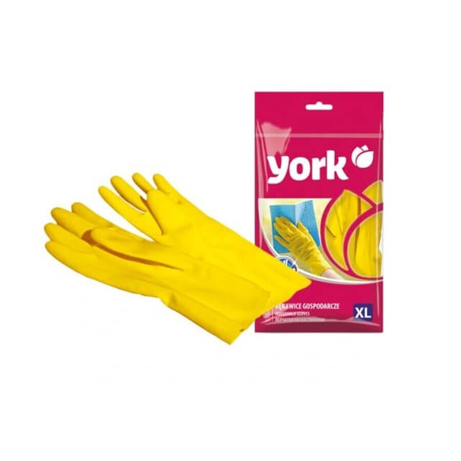 York, Rubber werkhandschoenen maat XL