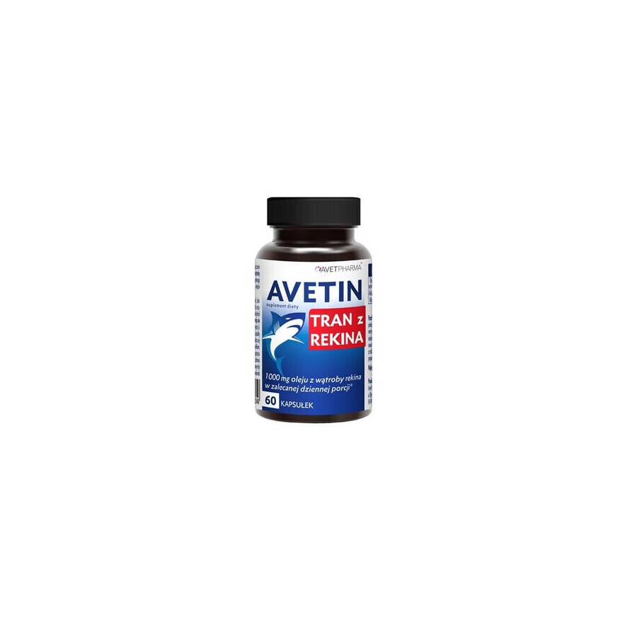 Avetin, haaienolie, 60 capsules