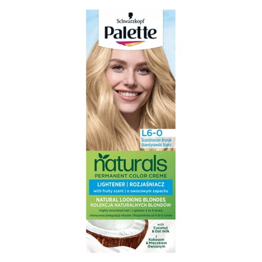Palette Permanent Naturals Colour Creme Go Blonde Verhelderende Kleur 100/ 0-00 Scandinavisch Blond