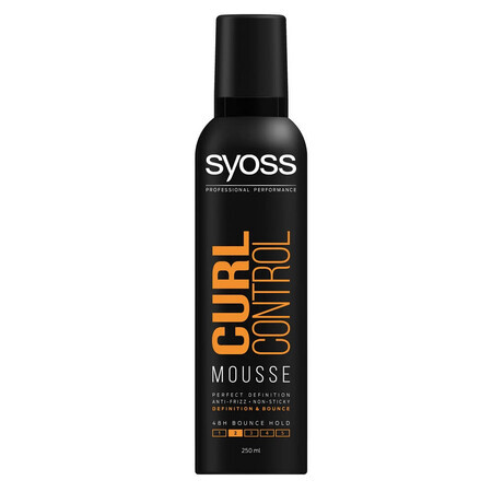 Syoss Curl Control Mousse for Curly Hair, 250ml