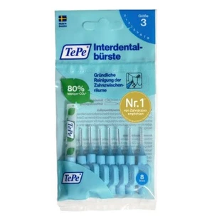 Tipi, 0,6 mm interdentale ragers, 8 stuks.