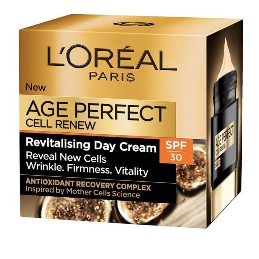 L'Oréal, Age Perfect, Crema facial revitalizante antiarrugas, 50ml