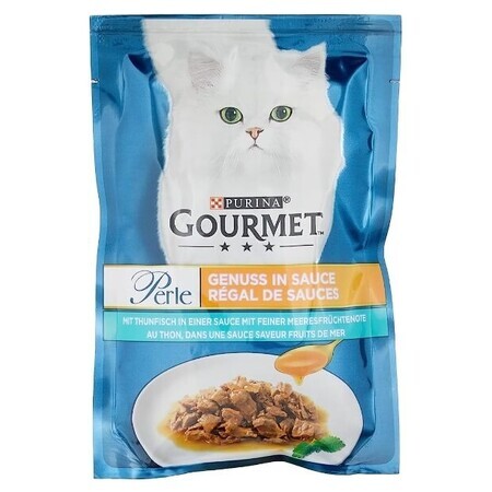 Purina, nat kattenvoer in saus, 85g