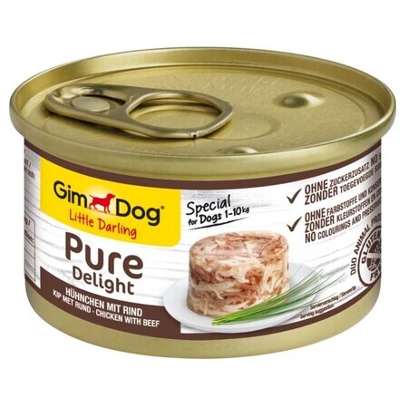 Gim Dog, Pure Delight, Hrană umedă pentru câini, 85g