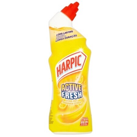 Harpic, Active Fresh, el pentru Wc, lămâie, 750ml