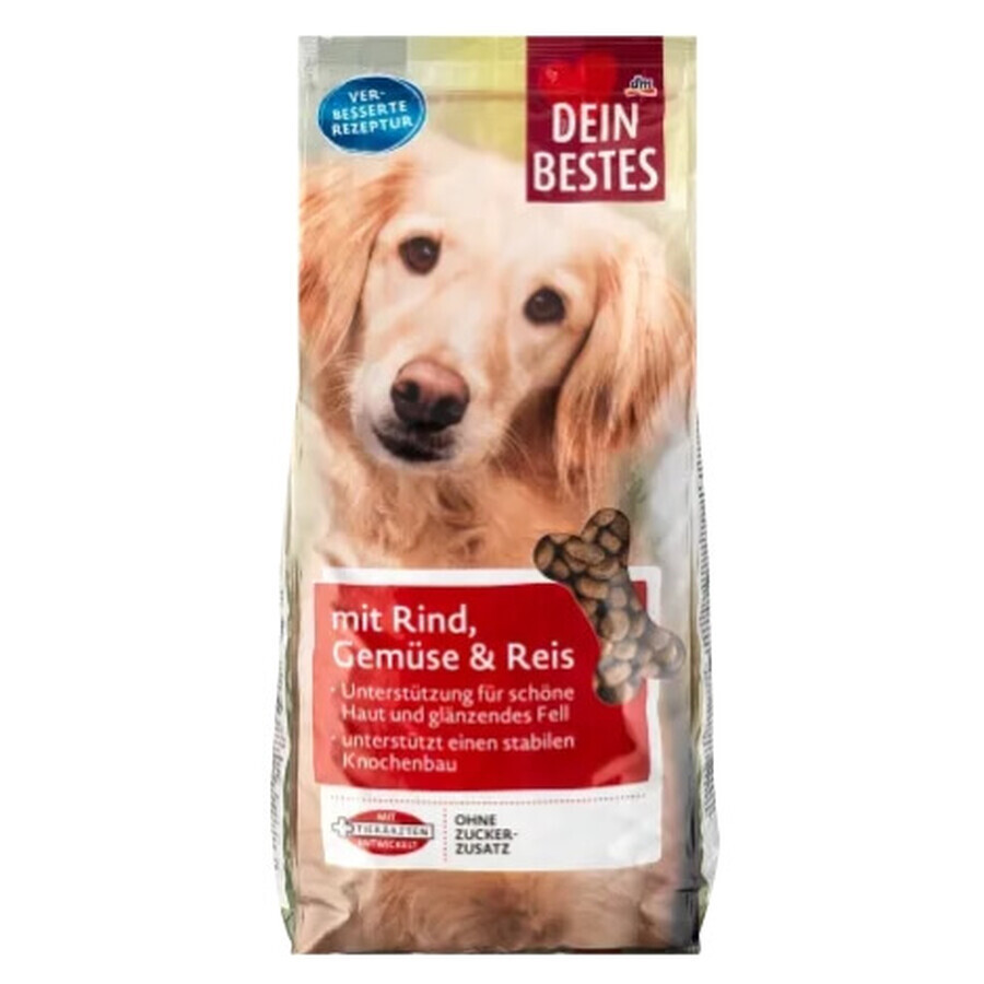 Dein Bestes, Dry dog food, beef on rye, 3kg