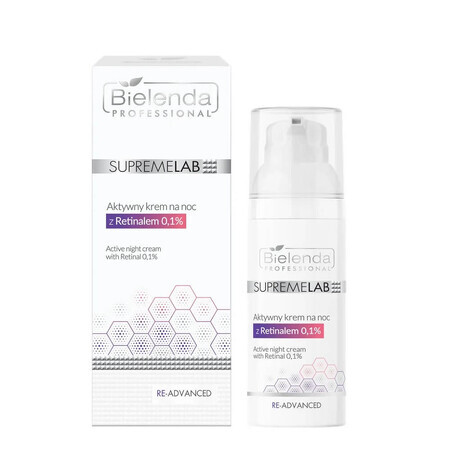 Bielenda Professional SupremeLab Re-Advanced Actieve Nachtcrème met netvlies, 50ml