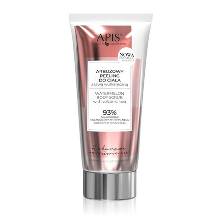 Apis Watermeloen en Spar Body Scrub met Vulkanische Lava, 200ml