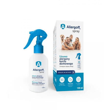 Alergoff Spray, huisstofmijtallergeen neutralisator, 100 ml