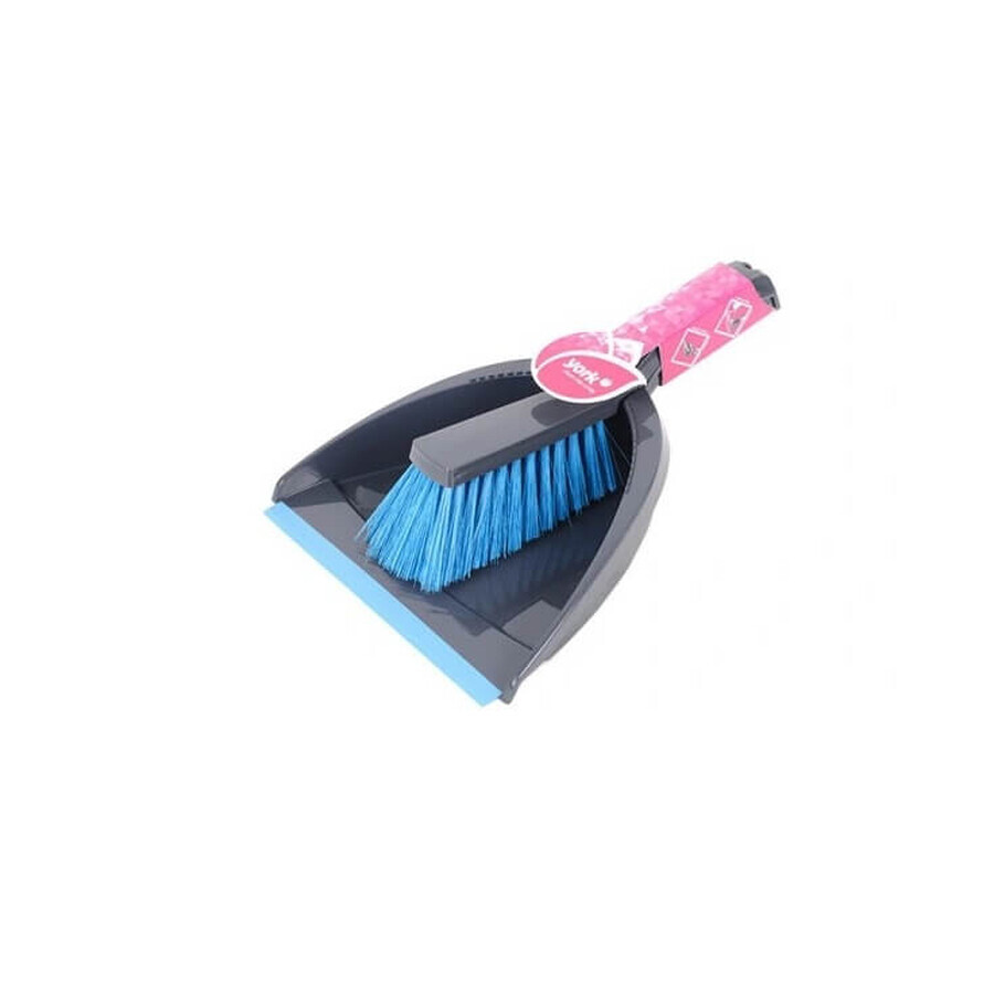 York, rubber-edged broom and vacuum cleaner