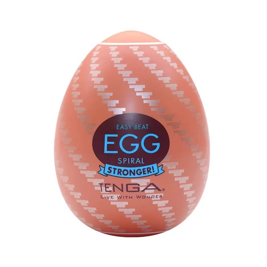 Tenga Easy Beat Egg Spiral Strober Disposable Egg-shaped Masturbator