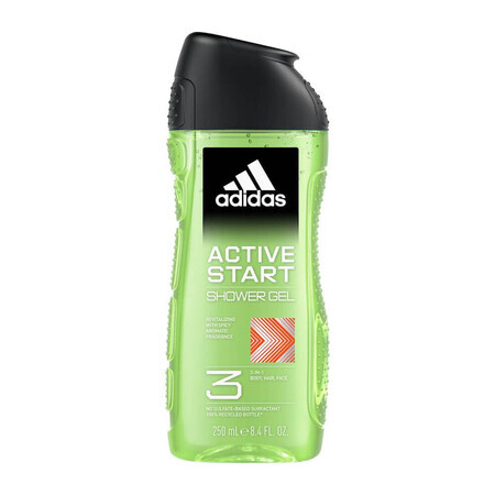 Adidas Active Start el douchegel voor mannen, 250ml