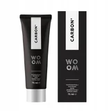 Woom Carbon+ Black Whitening Zahnpasta mit Aktivsalz, 75ml