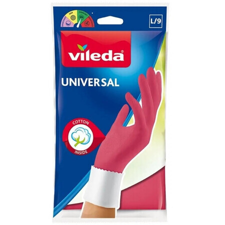 Vileda, multifunctionele handschoenen, maat L, 1 paar