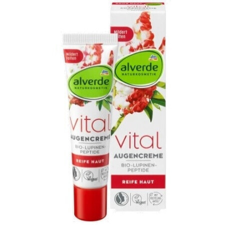 Alverde, Vital, Crème pour les yeux pour les peaux matures, 15ml