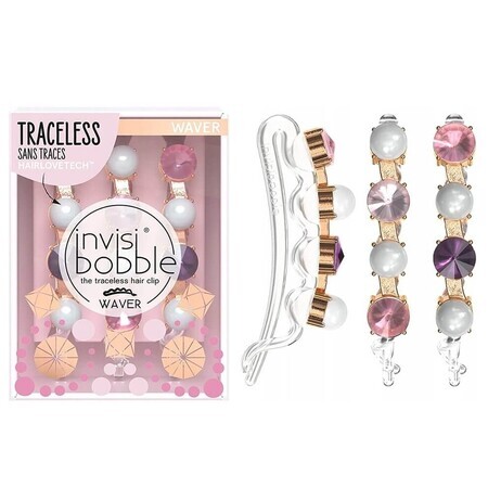 Invisibobble Waver British Royal Wax Clips To Bead or not to Bead, 3 stuks