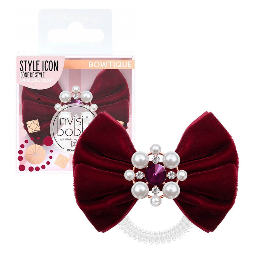 Invisibobble Bowtique Brits Koninklijk Wasgum met Take a Bow, 1 stuk