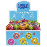 Peppa Pig vitamin lollipop with raspberry flavor, sugar free, 1 pc