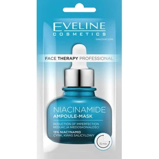Eveline Cosmetics, Face Therapy Professional, Niacinamide smetverminderend ampuka masker, 8 ml