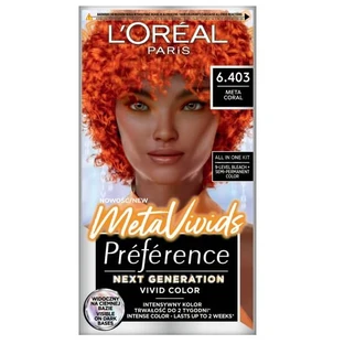 L Oreal Paris Preference MetaVivids Farba do włosów 6.403 Meta Coral