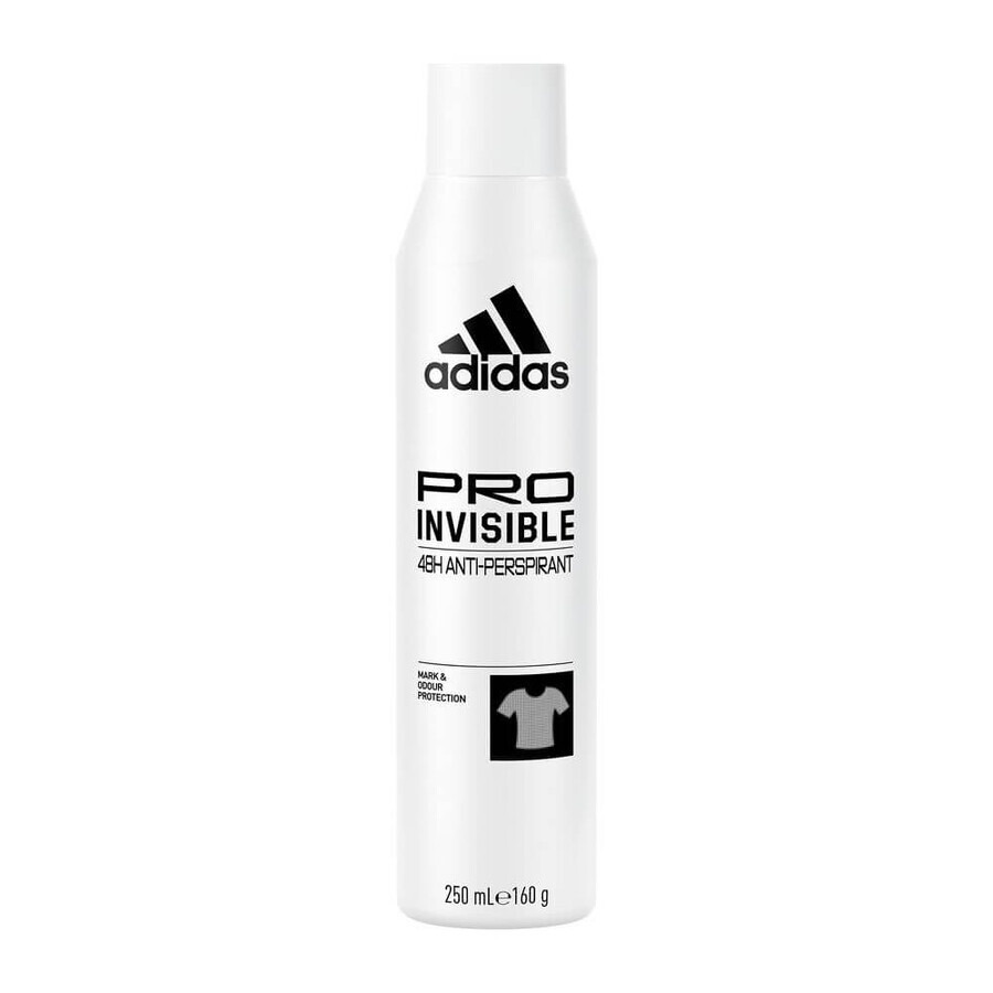 Adidas Pro Invisible Spray Antitraspirante, 250ml