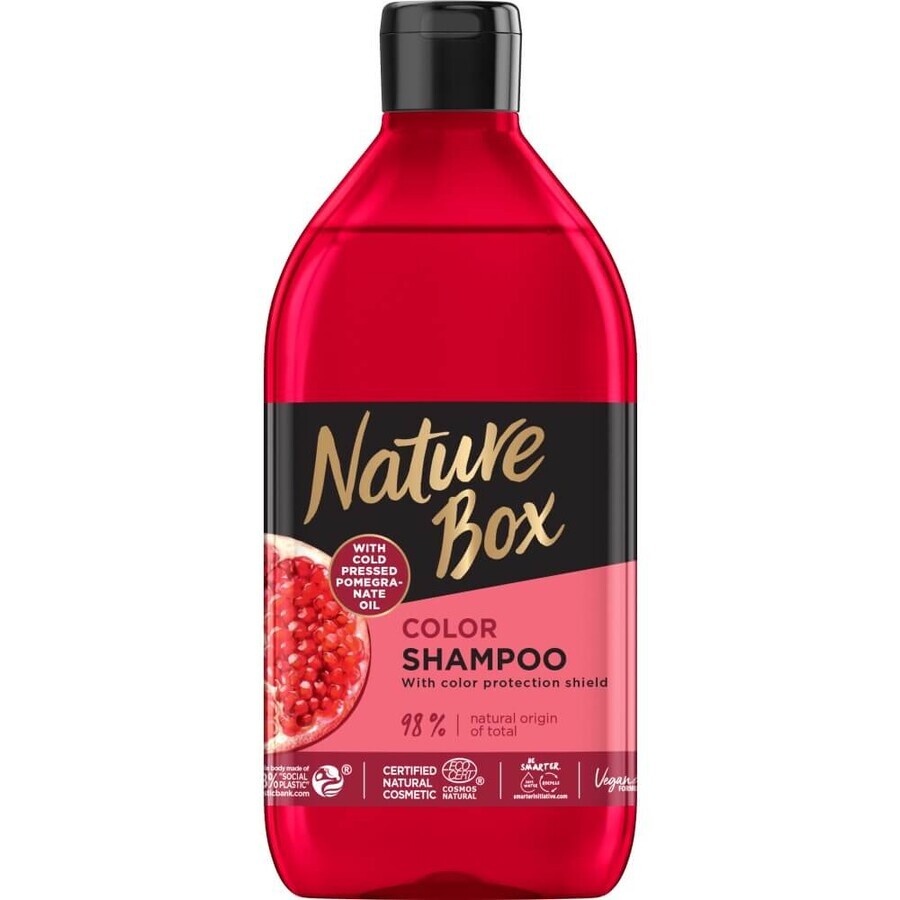 Nature Box Granaatappelolie shampoo voor gekleurd haar, 385ml