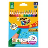 Evolution Bleistifte, dreieckig, 12 Farben