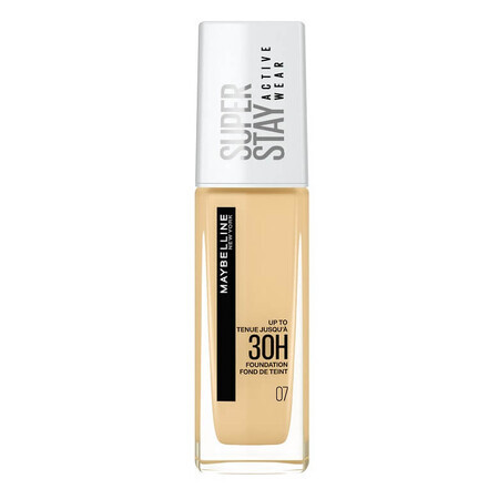 Maybelline Super Stay Active Wear Foundation 30H 07 Classic Nude, 30ml