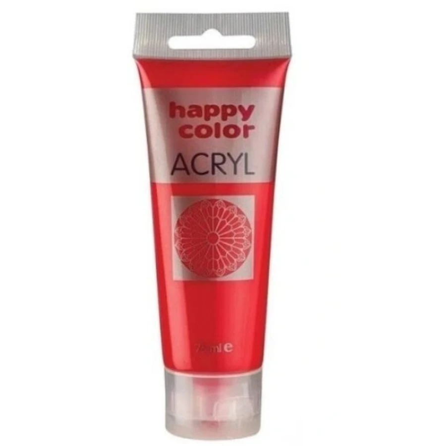 Rote Acrylfarbe, 75 ml