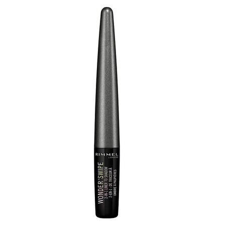 Rimmel Wonder Swipe Metallic 2-in-1 Eyeliner 014 Fashun, 1.7ml