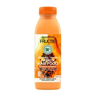Garnier Fructis Papaya Hair Food Szampon regenerujący do włosów zniszczonych, 350ml
