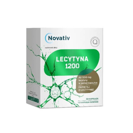 Novativ Lecithine 1200 mg, 60 capsules