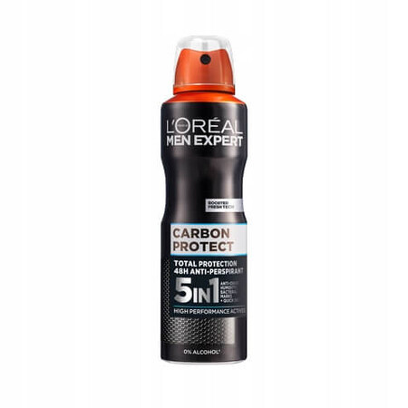 L'Oreal Paris Men Expert Carbon Protect Antiperspirant Spray, 150ml