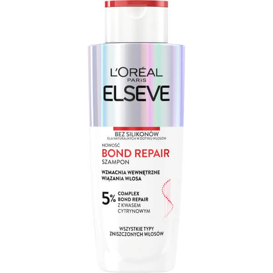 L Oreal Paris Elseve Bond Repair Szampon wzmacniający wewnętrzne włosa, 200ml: ceny i cechy
