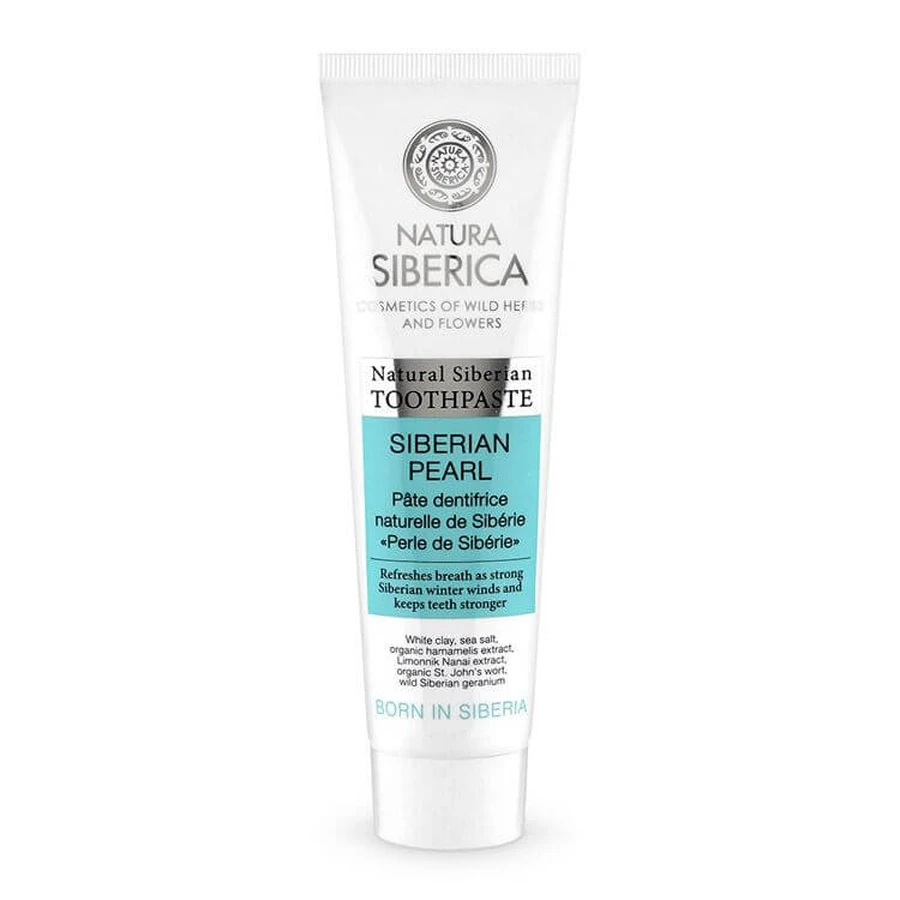 Natura SibericaNatural toothpaste with Siberian pearls, 100g